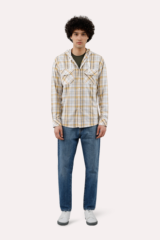 پیراهن کلاهدار مردانه - 