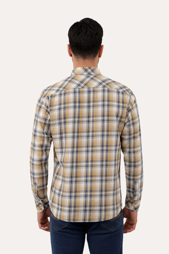 پیراهن آستین بلند مردانه - 