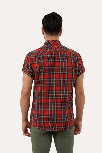 پیراهن آستین کوتاه مردانه - 