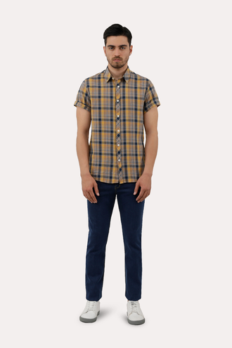 پیراهن آستین کوتاه مردانه - 