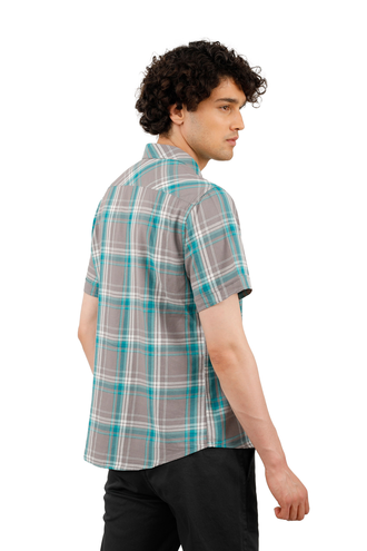 پیراهن آستین کوتاه مردانه - 