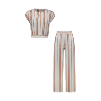 ست تاپ و شلوار زنانه - 