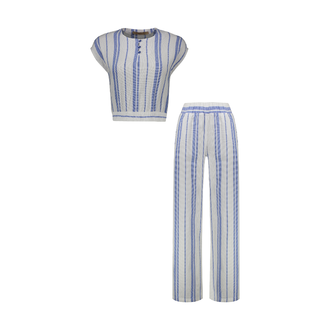 ست تاپ و شلوار زنانه - 