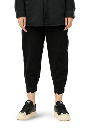 شلوار کتان مام استایل زنانه - 