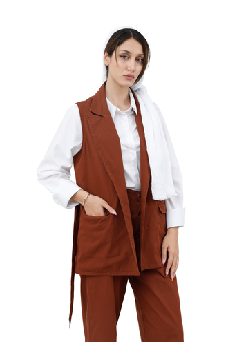 ست جلیقه و شلوار زنانه - 