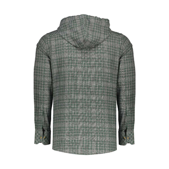 پیراهن آستین بلند مردانه کلاهدار - 