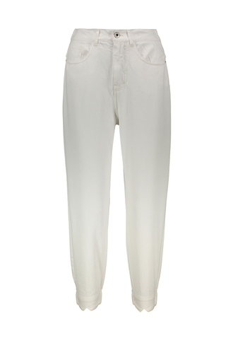 شلوار کتان مام استایل زنانه - 