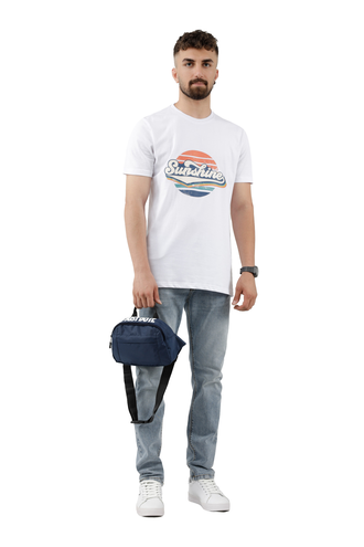 تیشرت آستین کوتاه مردانه چاپدار - 