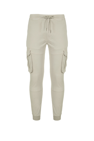 شلوار کتان شش جیب مردانه - 