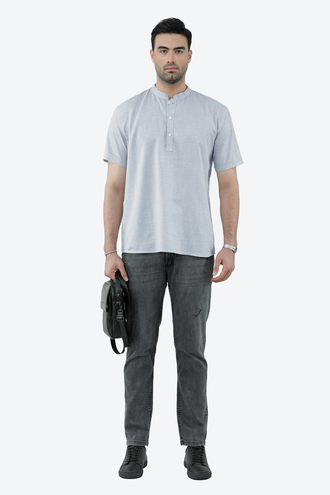 پیراهن آستین کوتاه مردانه - 