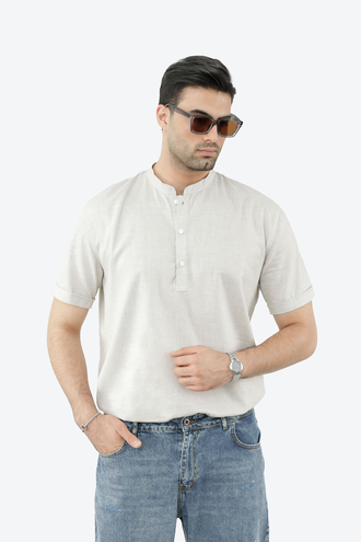 پیراهن آستین کوتاه مردانه - 