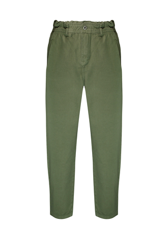 شلوار کتان مام استایل زنانه - 