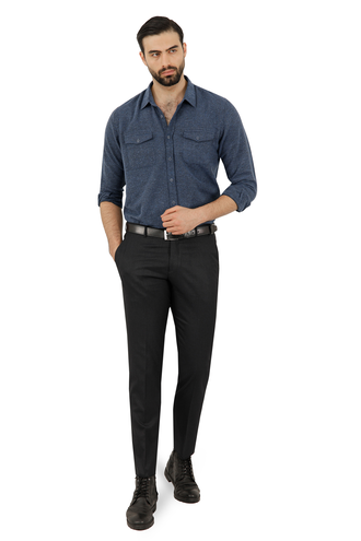 پیراهن پشمی مردانه - 