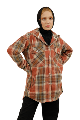 پیراهن پشمی زنانه بلند - 