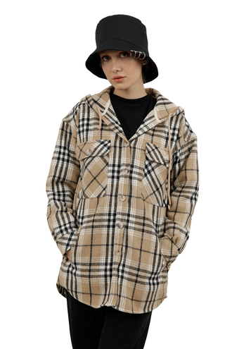 پیراهن پشمی زنانه بلند - 