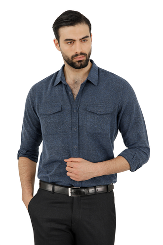 پیراهن پشمی مردانه - 
