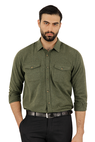 پیراهن پشمی مردانه - 