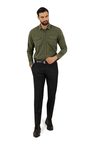 پیراهن پشمی مردانه - 