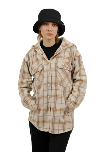 پیراهن پشمی زنانه بلند - 