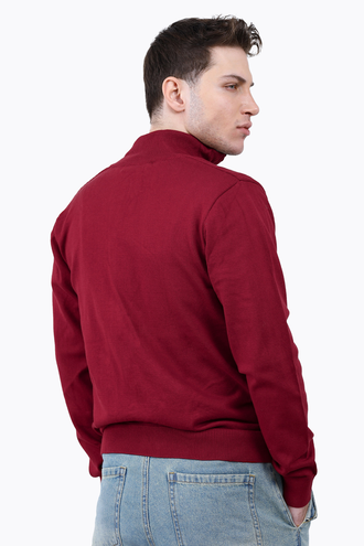 ژاکت بافت مردانه زیپدار - 