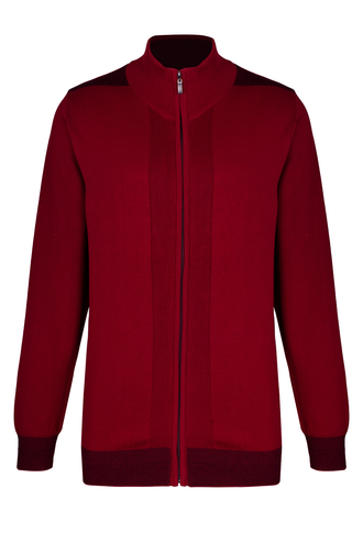 ژاکت بافت مردانه زیپدار - 