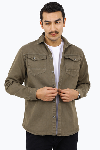 پیراهن کتان مردانه - 