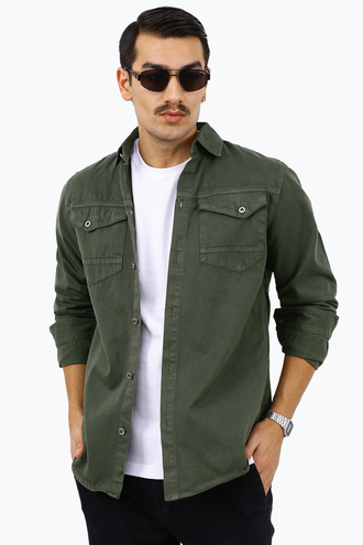 پیراهن کتان مردانه - 