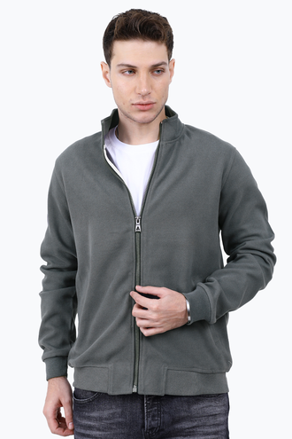 سوئیشرت مردانه زیپدار - 