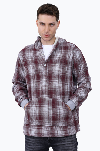 هودی مردانه سه دکمه - 