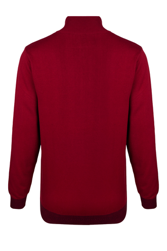 ژاکت بافت مردانه زیپدار - 