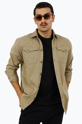 پیراهن کتان مردانه - 