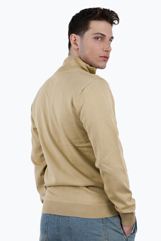 ژاکت بافت مردانه زیپدار - 