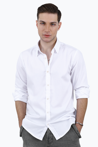 پیراهن آستین بلند مردانه - 
