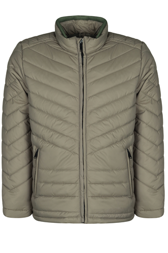 کاپشن شمعی مردانه رنگ سبز - 