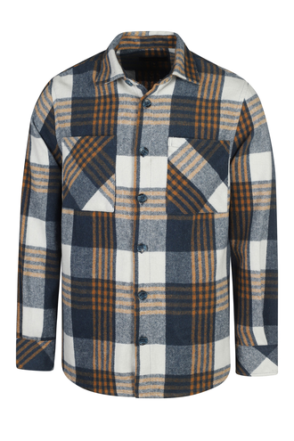 پیراهن پشمی مردانه دو جیب - 