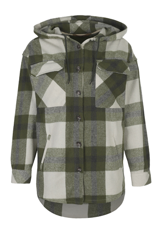 پیراهن پشمی زنانه مدل کلاهدار - 