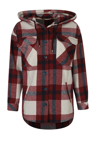 پیراهن پشمی زنانه مدل کلاهدار - 