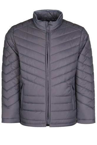 کاپشن شمعی مردانه رنگ طوسی - 