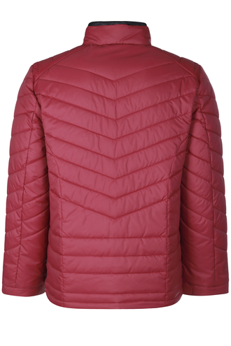 کاپشن شمعی مردانه رنگ زرشکی - 