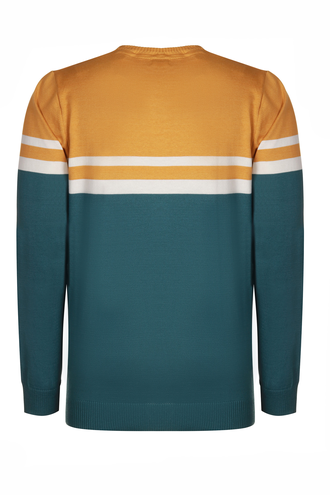 بافت یقه گرد مردانه - 