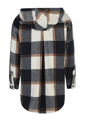 پیراهن پشمی زنانه مدل کلاهدار - 