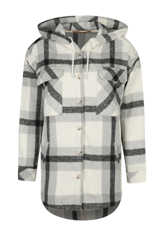 پیراهن پشمی زنانه مدل کلاهدار - 