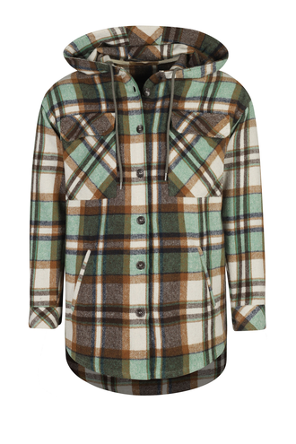 پیراهن پشمی زنانه مدل کلاهدار - 