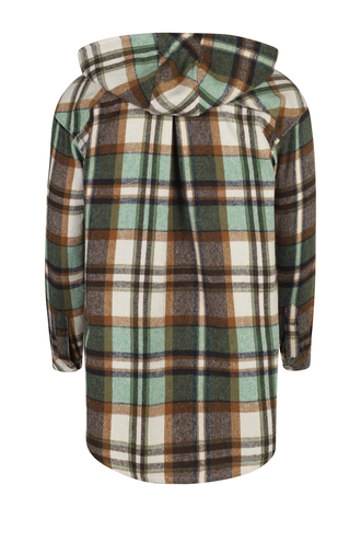 پیراهن پشمی زنانه مدل کلاهدار - 