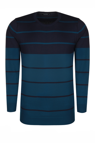 بافت یقه گرد مردانه - 