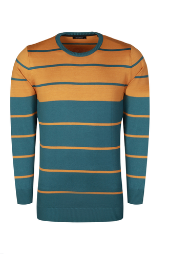 بافت یقه گرد مردانه - 