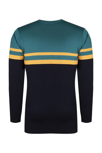 بافت یقه گرد مردانه - 