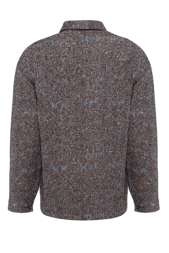 کت کراپ پشمی زنانه جلو دکمه دار - 