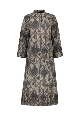 پیراهن بلند پشمی زنانه - 