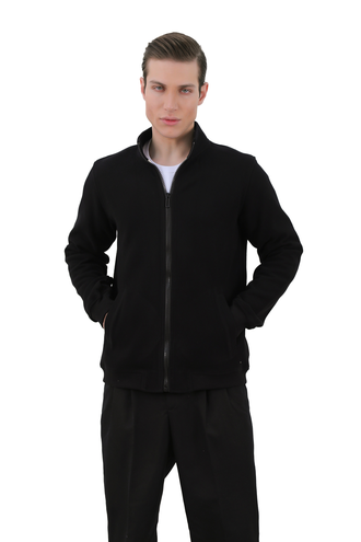 سویشرت مردانه رنگ مشکی - 